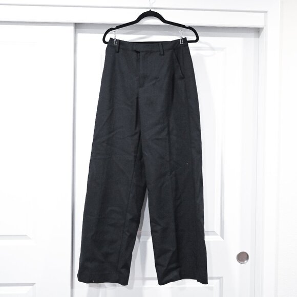 Good American Size 2 Wide Leg Barrel Black Pants
